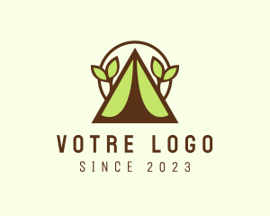 Vacation - Organic Tent Arrow logo design