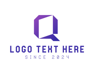 Letter He - Modern Startup Letter Q Business logo design