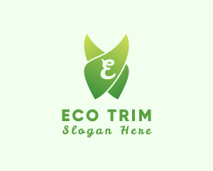 Natural Gardening Eco Leaf  logo design