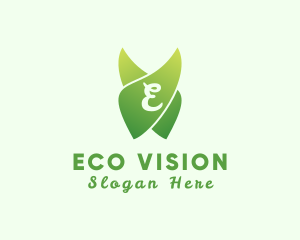 Natural Gardening Eco Leaf  logo design