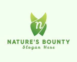 Natural Gardening Eco Leaf  logo design