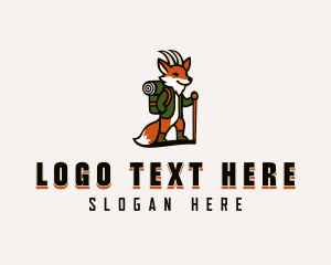 Outdoor - Fox Scout Camper logo design