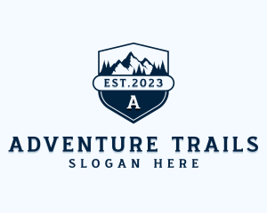 Travel Mountain Trekking logo design