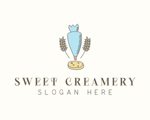 Cookie Baker Dessert logo design