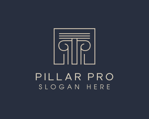 Pillar Legal Building  logo design