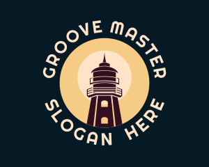 Travel - Marine Port Lighthouse logo design