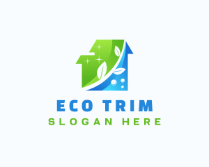 Eco Housekeeping Clean logo design