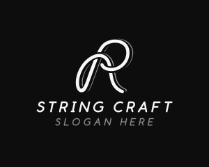 String - Fashion Designer String Letter R logo design