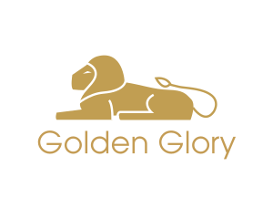 Glory - Lion Sculpture Decoration logo design