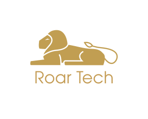 Roar - Lion Sculpture Decoration logo design