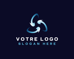 Cyber Tech Vortex Logo