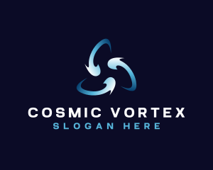 Vortex - Cyber Tech Vortex logo design