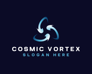 Cyber Tech Vortex logo design