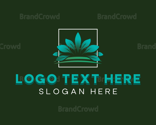 Plant Leaf Gardening Logo