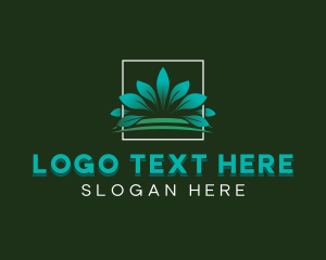 Landscape - Plant Leaf Gardening logo design