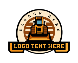 Heavy Machinery - Construction Machinery Loader logo design