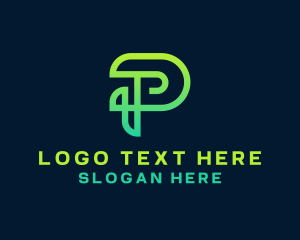 Web Developer - Software Tech Modern logo design