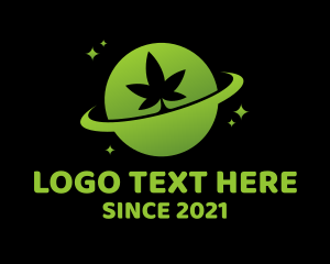 Farming - Weed Planetary Orbit logo design