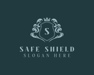 Royalty Crown Shield logo design