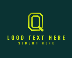 Letter Q - Modern Cyber Startup logo design