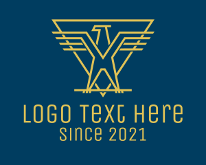 Rank - Golden Eagle Rank logo design