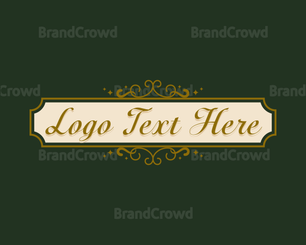 Premium Fancy Restaurant Logo