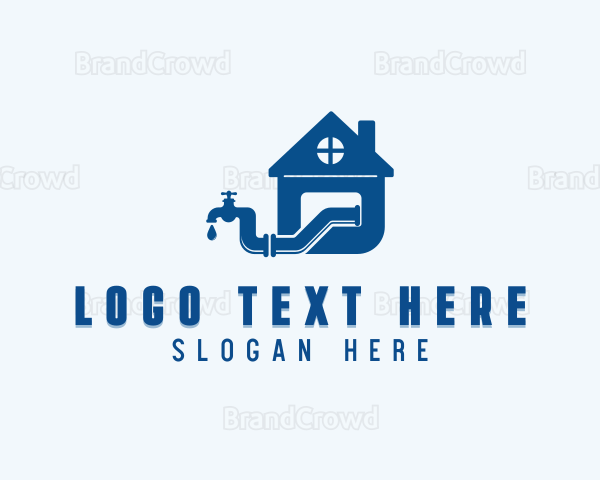 Faucet House Plumbing Logo