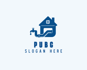 Faucet House Plumbing  Logo
