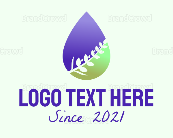 Gradient Plant Oil Logo