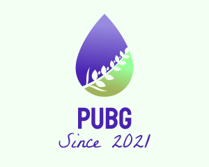 Liquid - Gradient Plant Oil logo design