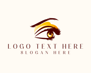 Eyebrow - Beauty Eyelashes Cosmetics logo design