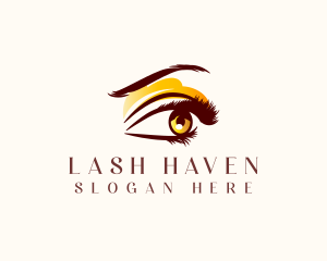 Beauty Eyelashes Cosmetics logo design