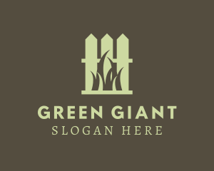 Green Fence Lawn logo design