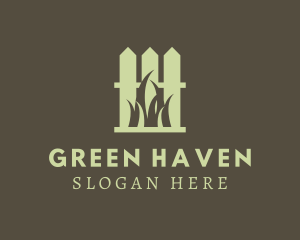 Green Fence Lawn logo design
