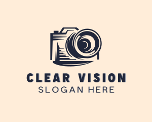Lens - Dslr Camera Lens logo design