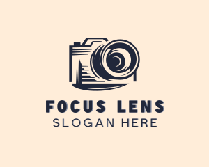 Dslr Camera Lens logo design