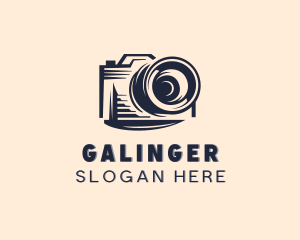 Multimedia - Dslr Camera Lens logo design