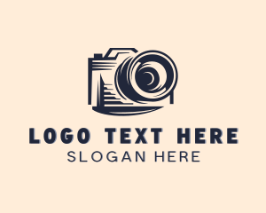 Videographer - Dslr Camera Lens logo design