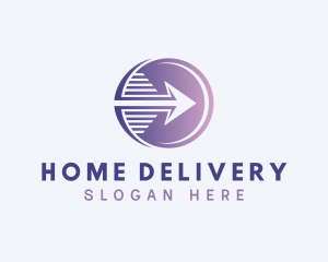 Express Courier Arrow logo design