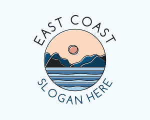 Mountain Field Coast logo design