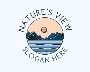Scenic - Mountain Field Coast logo design