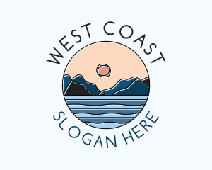 Mountain Field Coast logo design