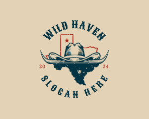 Texas Cowboy Hat logo design