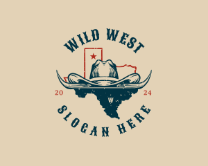 Texas Cowboy Hat logo design