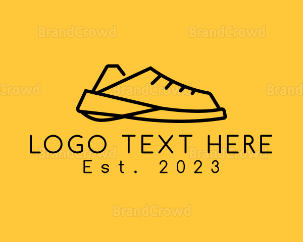 Simple Sneaker Shoe Logo