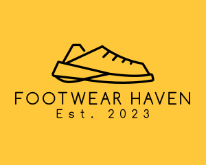 Simple Sneaker Shoe logo design