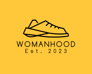 Women Apparel - Simple Sneaker Shoe logo design