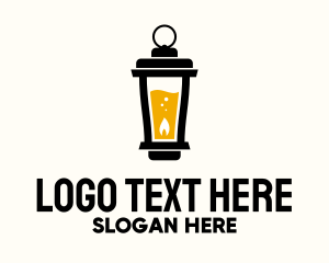 Alcohol - Oil Lamp Burner logo design