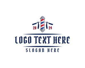 Barber Razor Salon Logo