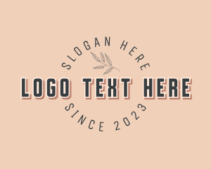 Clothing - Floral Garden Badge logo design